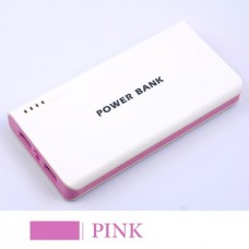 แบตสำรอง Power Your Device 30000 mAh คุ้มสุด สีชมพู