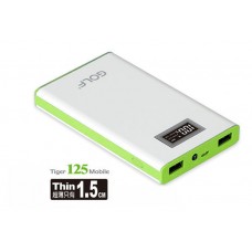 แบตสำรอง Power Bank Golf LCD 11000 mAh Tiger 125 มีจอ LCD บอกสถานะแบต สีเขียว