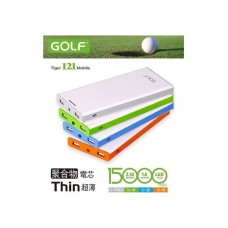 แบตสำรอง Power Bank GOLF 15000 mAh Tiger 121  สีส้ม