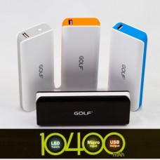 Golf Power Bank แบตสำรอง 10400 mAh Tiger 211 สีดำ