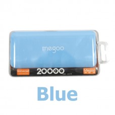 แบตสำรอง Power bank Megoo 20000 mAh สีฟ้า