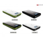 iWO P42 Power bank แบตสำรอง 13200 mAh มีจอ LCD สีขาวขอบเขียว