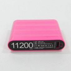 X-STAR Power bank แบตสำรอง 11200 mAh สีชมพู