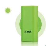 X-STAR Power bank แบตสำรอง 5200 mAh สีเขียว