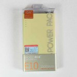 ELOOP E10 Power bank 10000 mAh แถมซองผ้า สีเหลือง