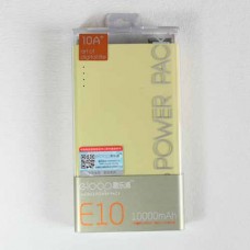 ELOOP E10 Power bank 10000 mAh แถมซองผ้า สีเหลือง