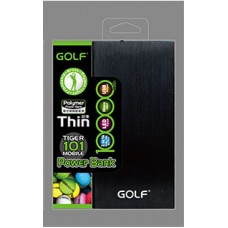 Power Bank GOLF 10000 mAh Tiger 101 สีดำ