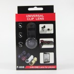 เลนส์ Universal Clip Lens 3 in 1 F-008 สีดำ