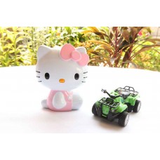 แบตสำรอง คิตตี้ Power Bank Kitty 11000 mAh (เต็มตัว) สีชมพูอ่อน