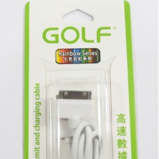 สายชาร์จ iPhone 4/4S Golf สีขาว