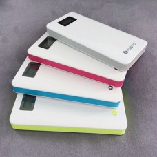 MISTO E14 Power bank แบตสำรอง 13000 mAh มีจอ LCD สีขาวขอบเทา