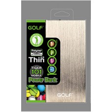 Power Bank GOLF 10000 mAh Tiger 101 สีทอง