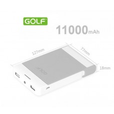 Power bank GOLF 11000 mAh Tiger 111 สีเทา