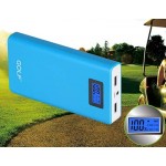 Power Bank GOLF LCD 15600 mAh สีฟ้า