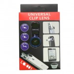 Universal Clip lens 3 in 1 เลนส์ LQ-001 สีน้ำเงิน