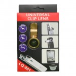 Universal Clip lens 3 in 1 เลนส์ LQ-001 สีทอง