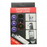 Universal Clip lens 3 in 1 เลนส์ LQ-001 สีแดง