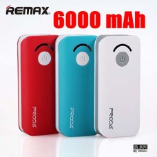 Remax Proda V3 Power bank แบตสำรอง 6000 mAh สีฟ้า