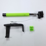 แขนช่วยถ่ายรูป พร้อมรีโมท ชนิดมีสาย KJstar Z07-7 Wired Monopod สีเขียว