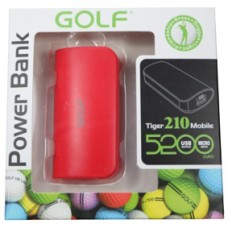 Power Bank Golf 5200 mAh Tiger 210 สีแดง