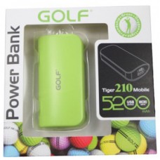Power Bank Golf 5200 mAh Tiger 210 สีเขียว