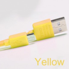 สายชาร์จ Micro USB REMAX Safe Charge Speed Data Cable สีเหลือง