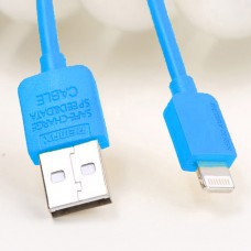 สายชาร์จ iPhone 5 REMAX Safe Charge Speed Data Cable สีฟ้า