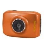 กล้องติดรถจักรยานยนต์-กีฬา Action Camcorder D10 สีส้ม