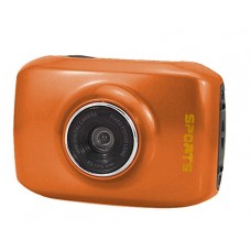 กล้องติดรถจักรยานยนต์-กีฬา Action Camcorder D10 สีส้ม