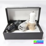 ที่ชาร์จรถ 2 USB Bullet Car Charger TALOS สีดำ