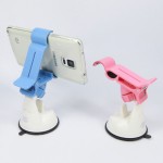 ที่หนีบมือถือติดกระจกรถยนต์ HOLDER B.Bird With Large Mouth สีฟ้า