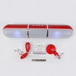 ลำโพง บลูทูธ ไร้สายKINGWON Music Speaker JHW-V318 สีแดง