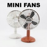 พัดลม USB MINI FANS สีขาว