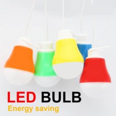 โคมไฟ USB แบบพกพา LED BULB สีเหลือง