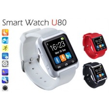 นาฬิกาโทรศัพท์ Smart Watch U80 Phone Watch สีขาว