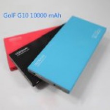 GOLF G10 Power bank แบตสำรอง 10000 mAh สีฟ้าขอบเทา