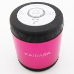 ลำโพง บลูทูธ KAIDAER Bluetooth Speaker สีชมพู