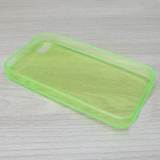 เคส iPhone 4/4S Silicone Soft Case ซิลิโคนใส 0.6 มม. สีเขียว