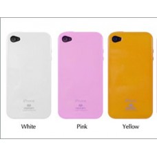 เคส iPhone 4/4s JELLY GOOSPERY เคสแข็งสีเรียบ สีชมพูอ่อน
