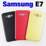 เคส Samsung Galaxy E7 ซิลิโคน สีเหลือง