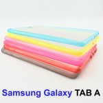 เคส Samsung Galaxy TAB A ซิลิโคน สีชมพูเรืองแสง
