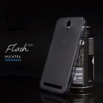 เคส Alcatel Onetouch Flash Plus เคสนิ่ม ซิลิโคน ป้องกันรอยนิ้วมือบนตัวเคส สีดำ