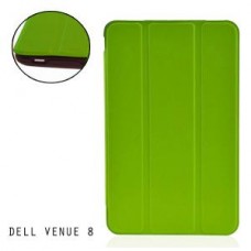 เคส DELL Venue 8 (For andriods) | เคสฝาพับ 3 ท่อน สีสันสดใส ฝาพับเป็นขาตั้งได้ (สีเขียว)