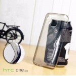 เคส HTC One M9 | เคสนิ่ม Super Slim TPU บางพิเศษ พร้อมจุด Pixel ขนาดเล็กด้านในเคสป้องกันเคสติดกับตัวเครื่อง ดำ