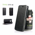 เคส HTC One M9 เคสฝาพับบางพิเศษ พร้อมแผ่นเหล็กป้องกันของมีคม พับเป็นขาตั้งได้จาก Mofi สีดำ