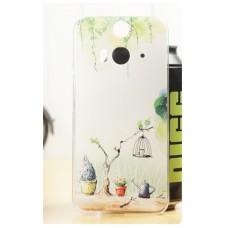 เคส HTC Butterfly 2 l เคสแข็งพิมพ์ลาย E