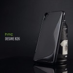 เคส HTC Desire 826 เคสนิ่ม Silicone แบบ 2Tone สีดำใส