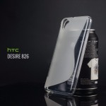 เคส HTC Desire 826 เคสนิ่ม Silicone แบบ 2Tone สีขาวใส