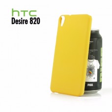 เคส HTC Desire 820 เคสแข็งสีเรียบ เหลือง