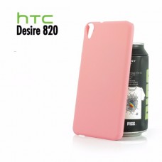 เคส HTC Desire 820 เคสแข็งสีเรียบ ชมพูอ่อน